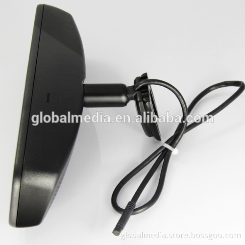 LCD gps navigation mirror with igo map, rear camera and original bracket special for Nissan
